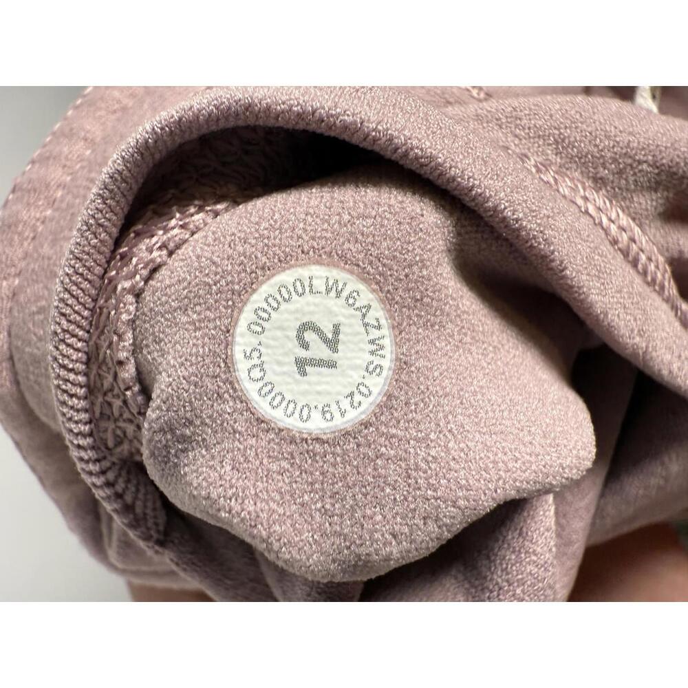 Lululemon Reveal Crop *Zen Expression Vintage Mauve Size 12 - Picture 4 of 11